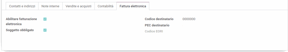 Odoo • Testo e immagine