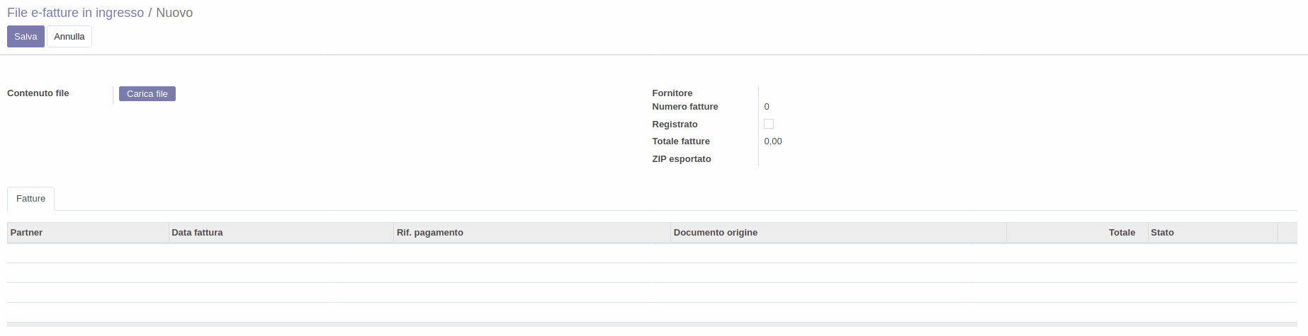 Odoo • Testo e immagine