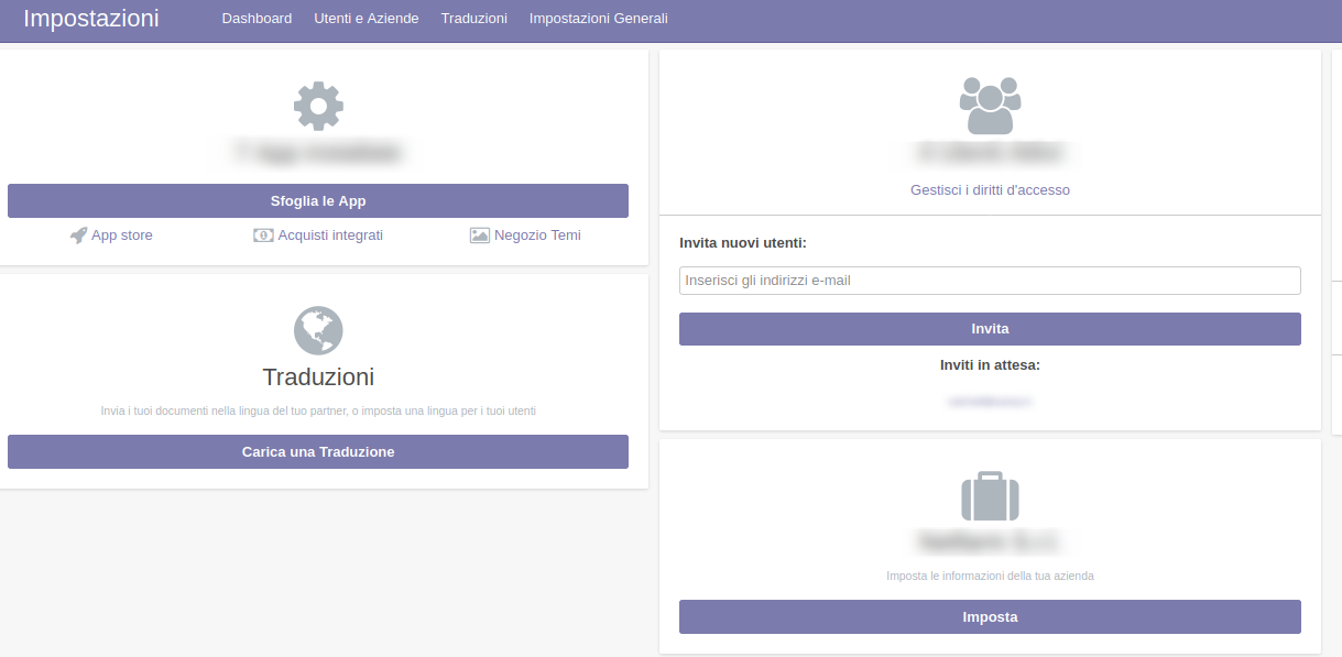 Odoo • Testo e immagine
