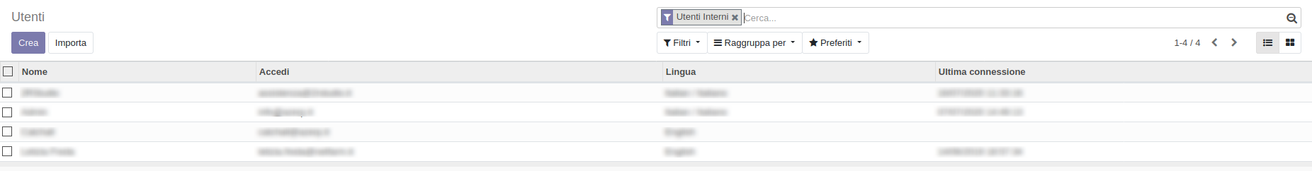 Odoo • Testo e immagine