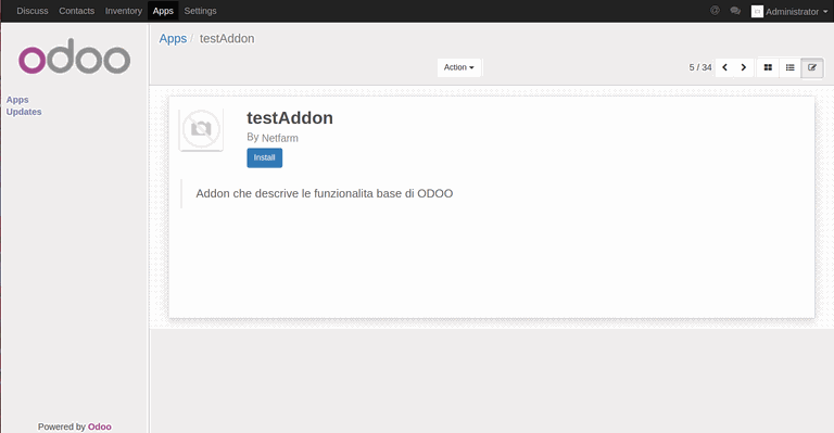 Odoo • A picture with a caption