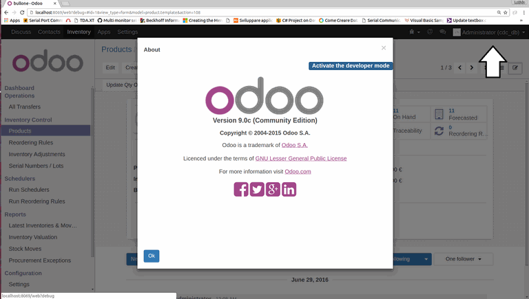 Odoo • A picture with a caption